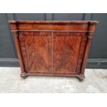 An early Victorian mahogany chiffonier, 107cm wide.