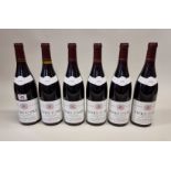 Six 75cl bottles of Givry 1er Cru Clos Choue, 1999, Chofflet-Valdenaire. (6)