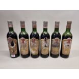 Six 75cl bottles of Cuvee de la Commanderie du Bontemps, 1961, Barton & Guestier. (6)