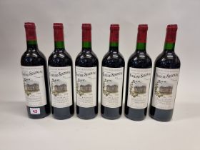 Six 75cl bottles of Chateau Segonzac Vieilles Vignes, 1998, Cotes de Blaye. (6)