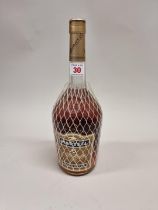 A 1 litre bottle of Martell VS Fine Cognac.