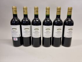 Six 75cl bottles of Chateau Mayne Vieille Cuvee Alienor, 2000, Fronsac. (6)