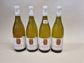Four 75cl bottles of Chateauneuf du Pape blanc, 2000, Domaine du Grand Tinel. (4)