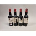 Four half bottles of Tres Cortados sherry, Antonio de la Riva, 1940s bottling. (4)