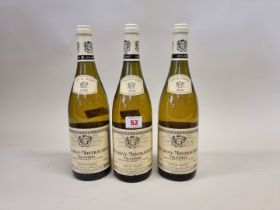 Three 75cl bottles of Puligny Montrachet 1er Cru Les Folatieres, 2000, Louis Jadot. (3)