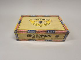 A sealed box of 50 King Edward 'Imperial' cigars.