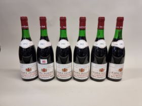 Six 75cl bottles of St Joseph Le Grand Pompee, 1982, Paul Jaboulet Aine. (6)