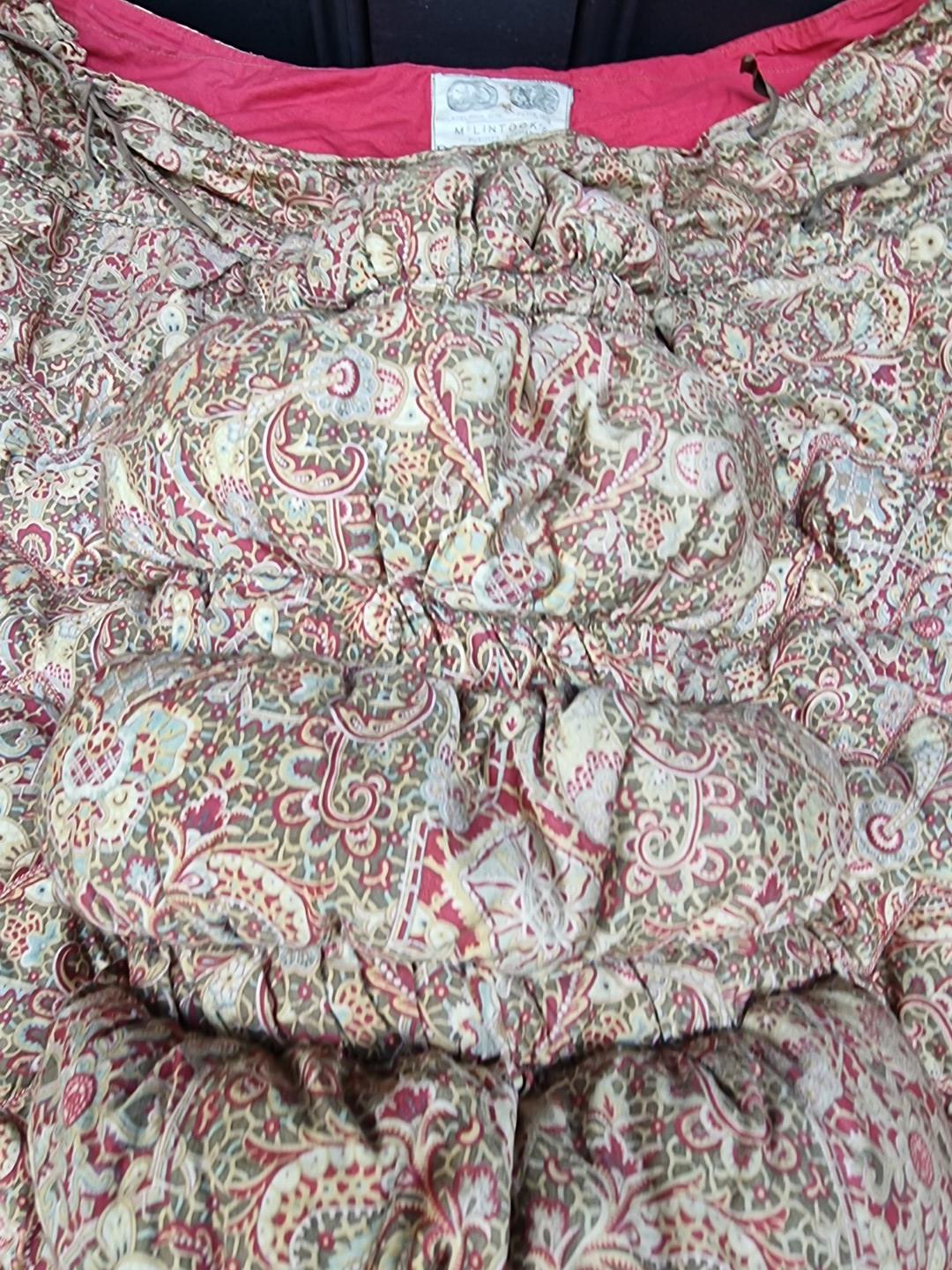 Textiles: two McLintock's 'Purfied Russian Down' Skirts; together with a similar bustle or - Image 3 of 15