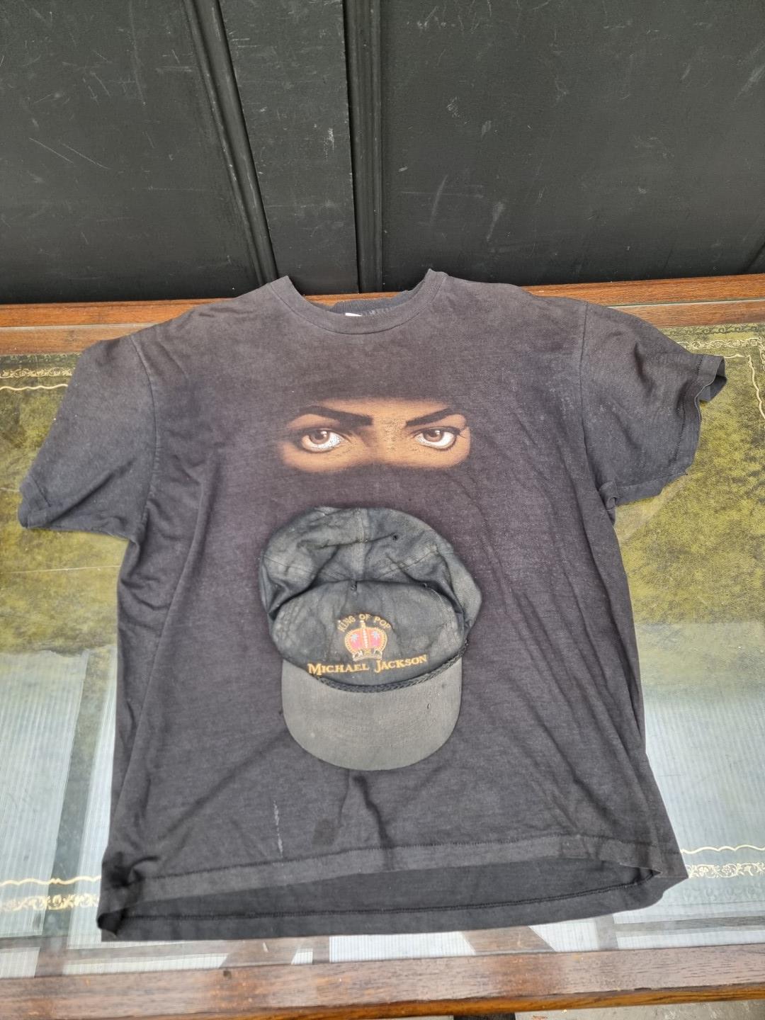 Rock and Pop: a Michael Jackson 'Dangerous World Tour 1992-3' t-shirt; together with a similar 'King