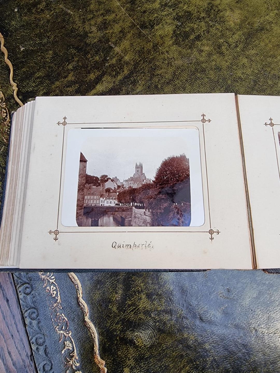 An interesting late 19th century album of French photographs, most annotated; together with - Image 27 of 66
