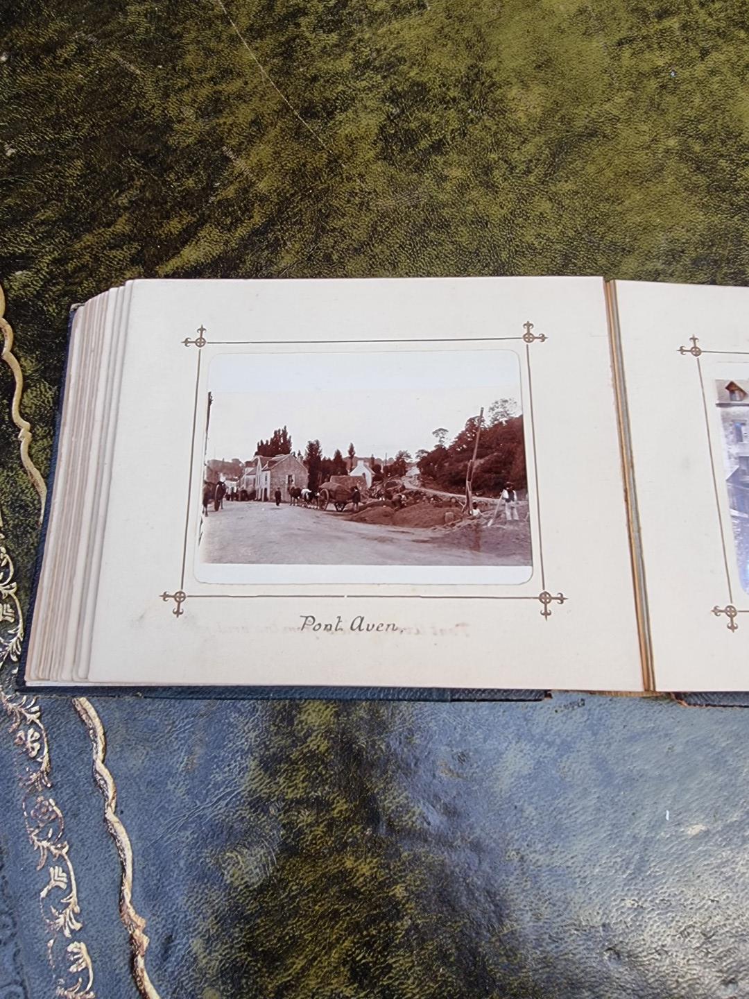 An interesting late 19th century album of French photographs, most annotated; together with - Image 23 of 66
