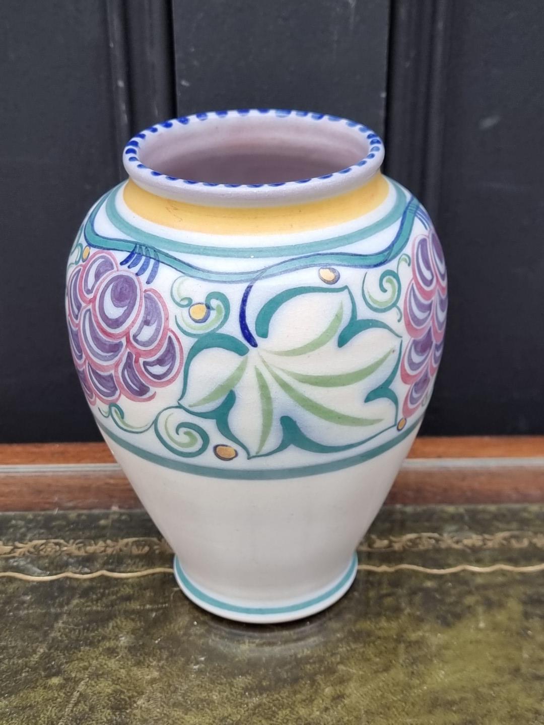A Carter Stabler & Adams Ltd Poole vase, 17.5cm high. - Image 2 of 3