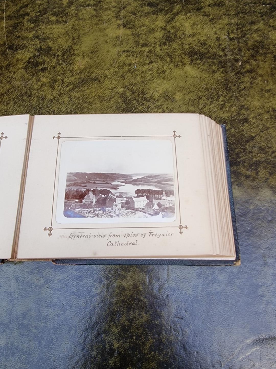 An interesting late 19th century album of French photographs, most annotated; together with - Image 8 of 66