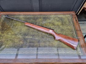 An unnamed side lever air rifle, .22 cal, Serial No.8508578.