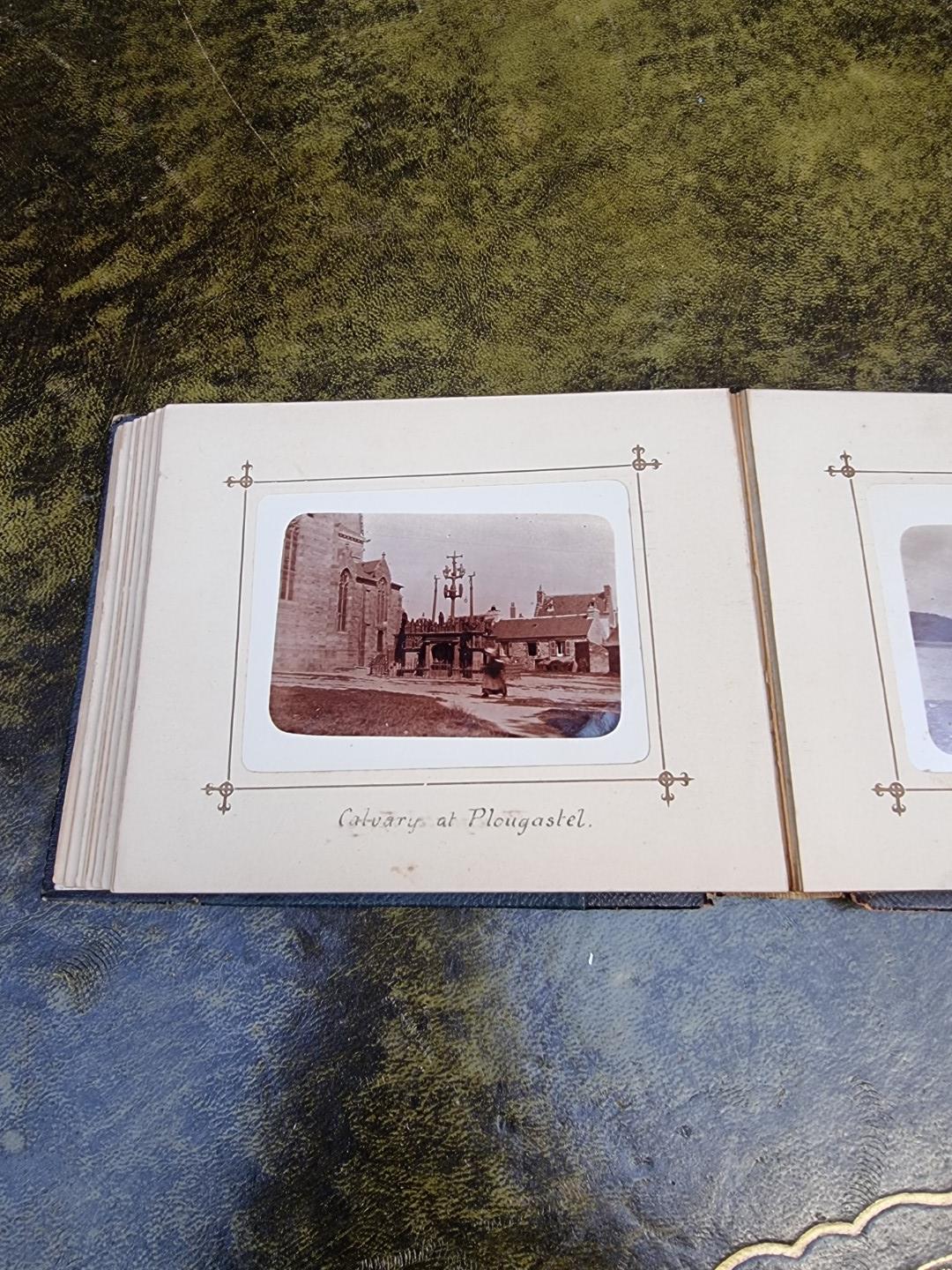 An interesting late 19th century album of French photographs, most annotated; together with - Image 13 of 66