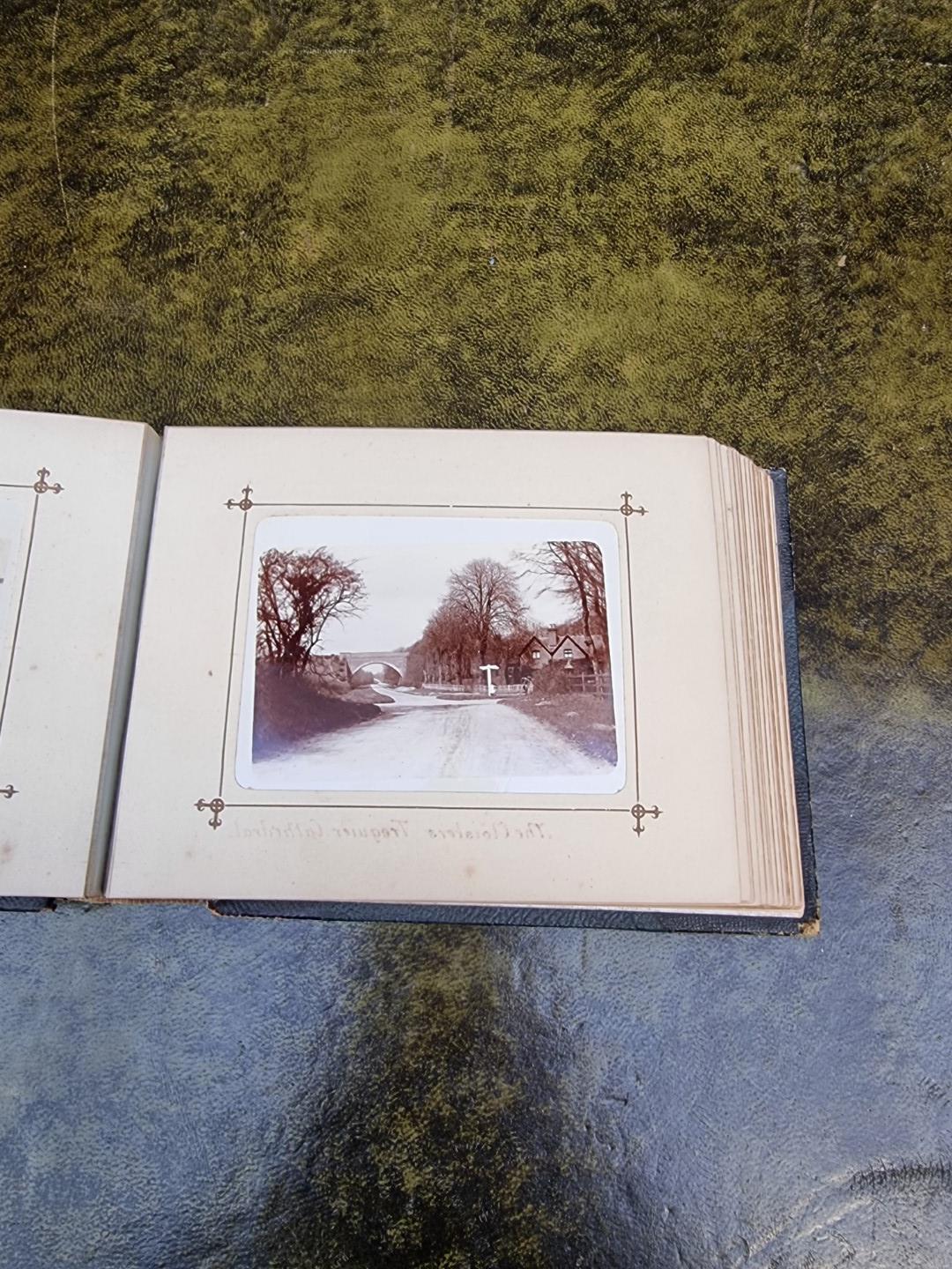 An interesting late 19th century album of French photographs, most annotated; together with - Image 10 of 66
