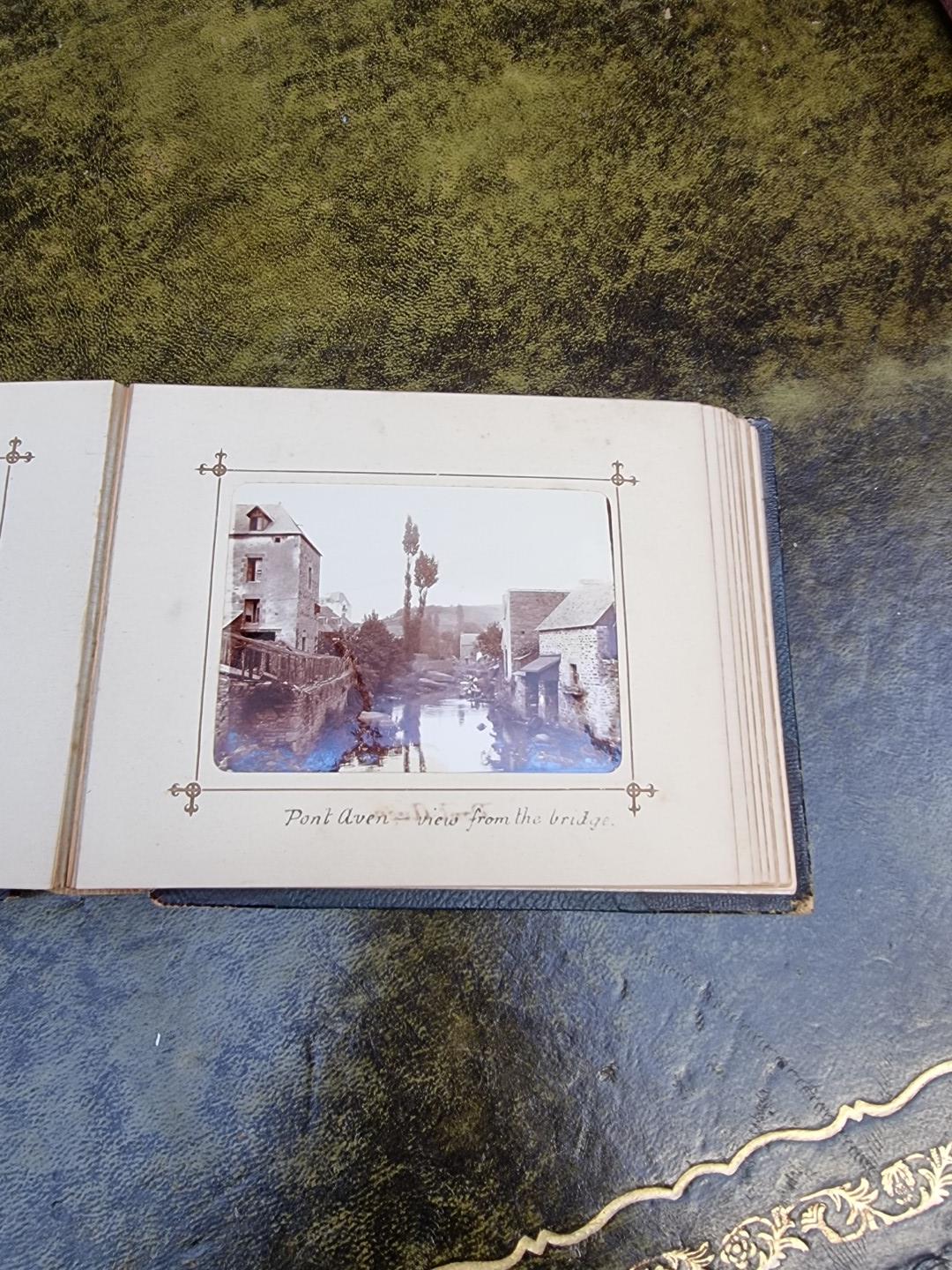 An interesting late 19th century album of French photographs, most annotated; together with - Image 24 of 66