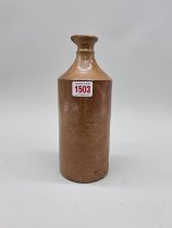 Railwayana: an old stoneware bottle, impressed 'Great Western Railway', 24.5cm high.