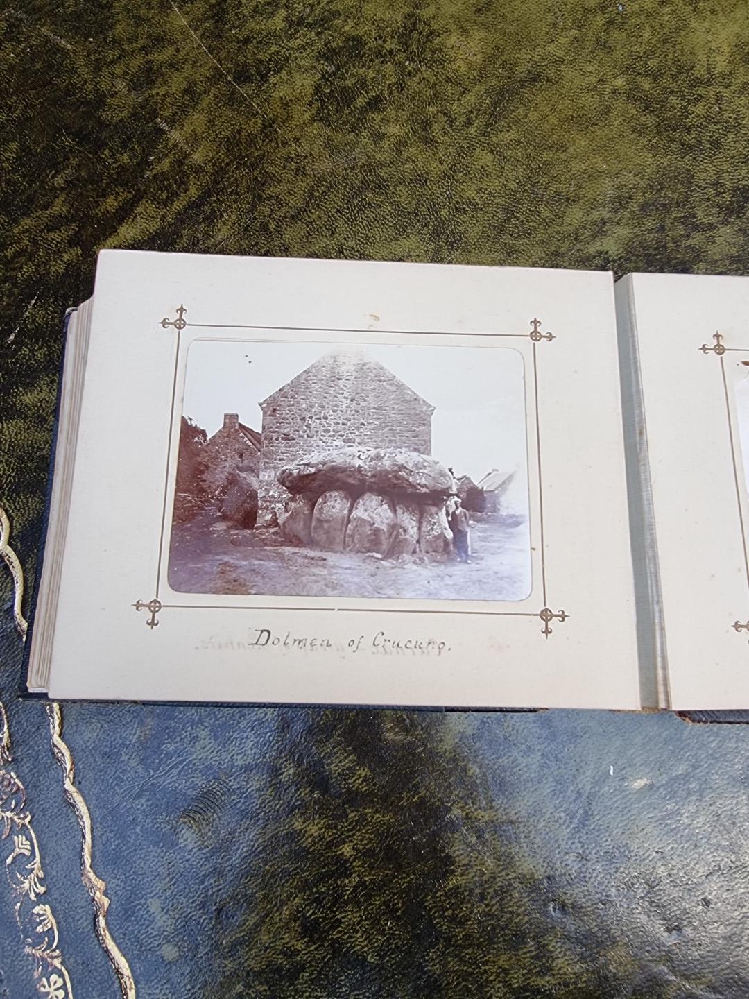 An interesting late 19th century album of French photographs, most annotated; together with - Image 29 of 66