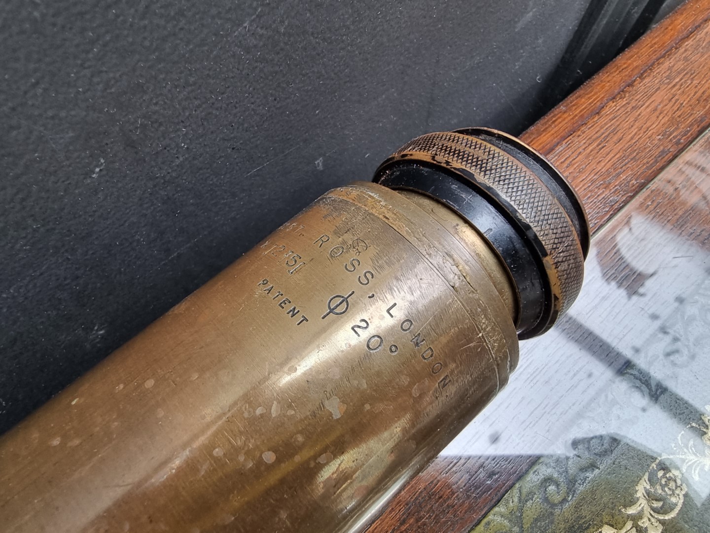 A Seaforth Highlanders' three drawer telescope, in tan leather case. - Image 7 of 9