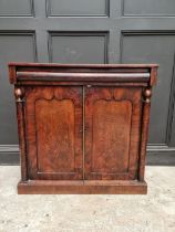 A Victorian mahogany chiffonier, 90.5cm wide.