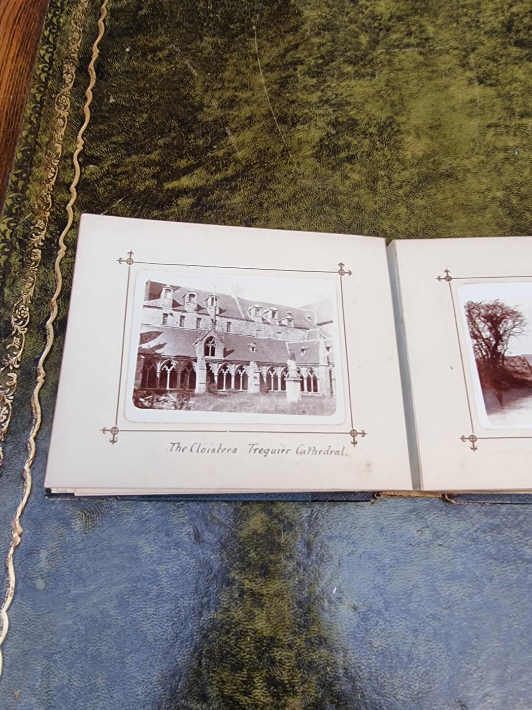 An interesting late 19th century album of French photographs, most annotated; together with - Image 9 of 66