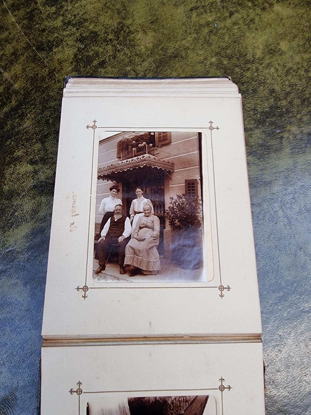An interesting late 19th century album of French photographs, most annotated; together with - Image 31 of 66