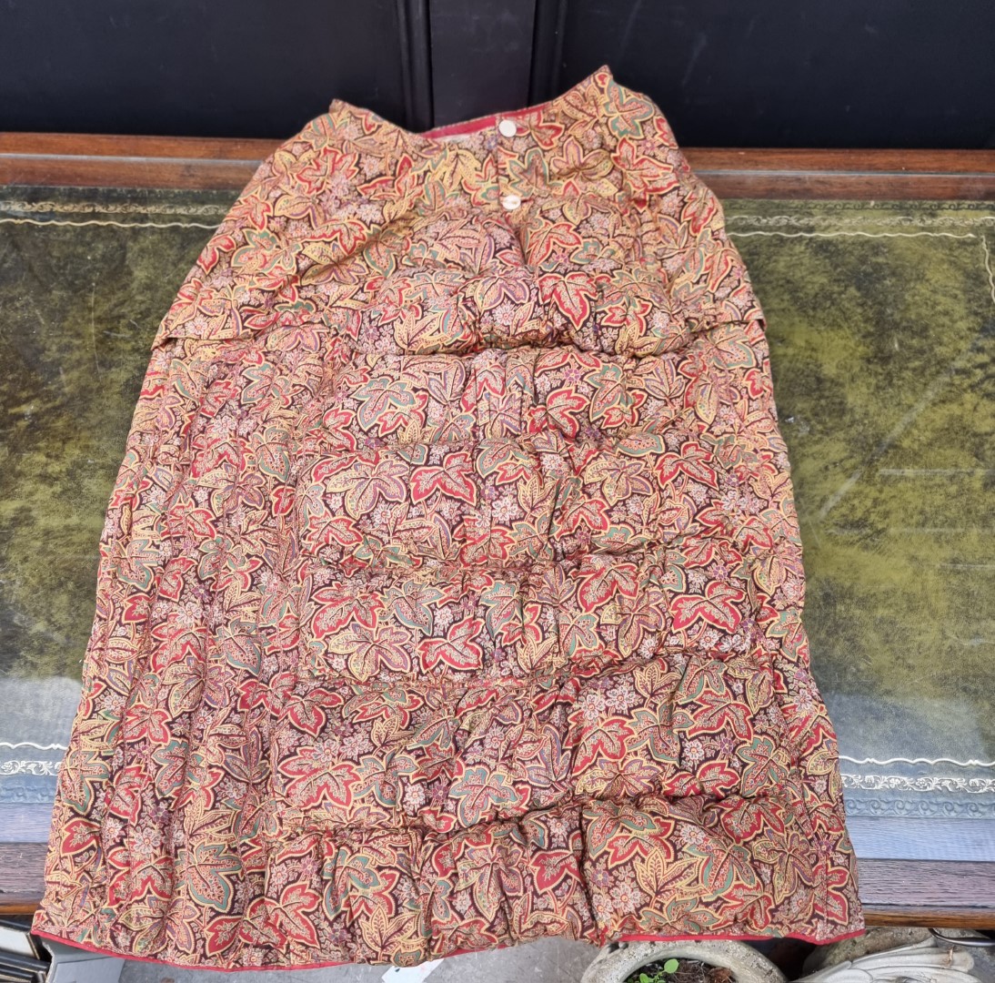 Textiles: two McLintock's 'Purfied Russian Down' Skirts; together with a similar bustle or - Image 6 of 15