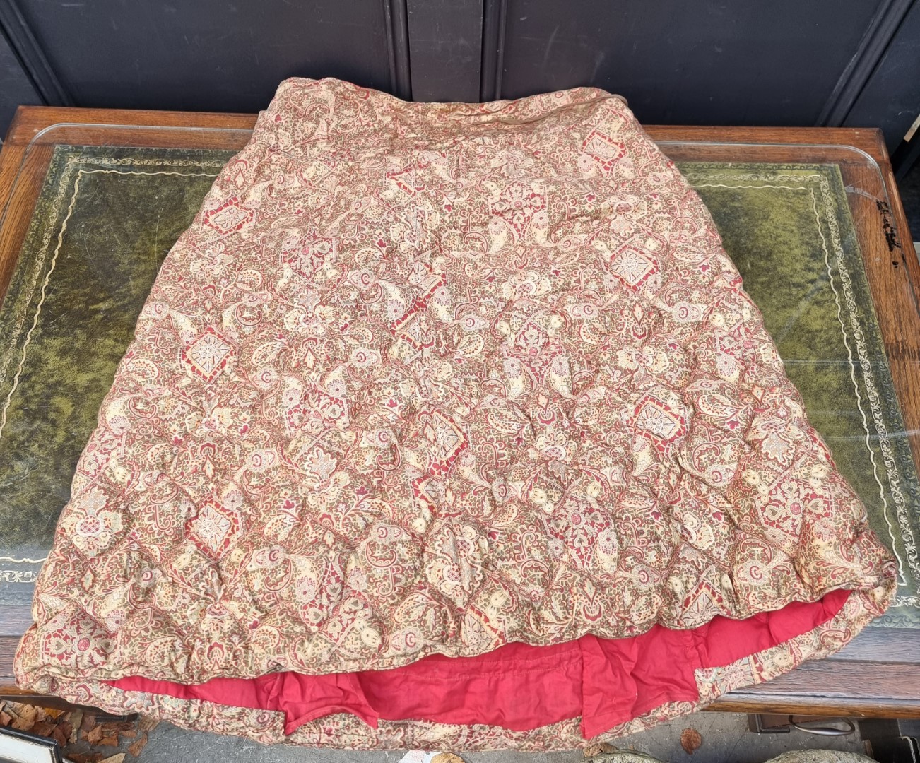 Textiles: two McLintock's 'Purfied Russian Down' Skirts; together with a similar bustle or - Image 5 of 15