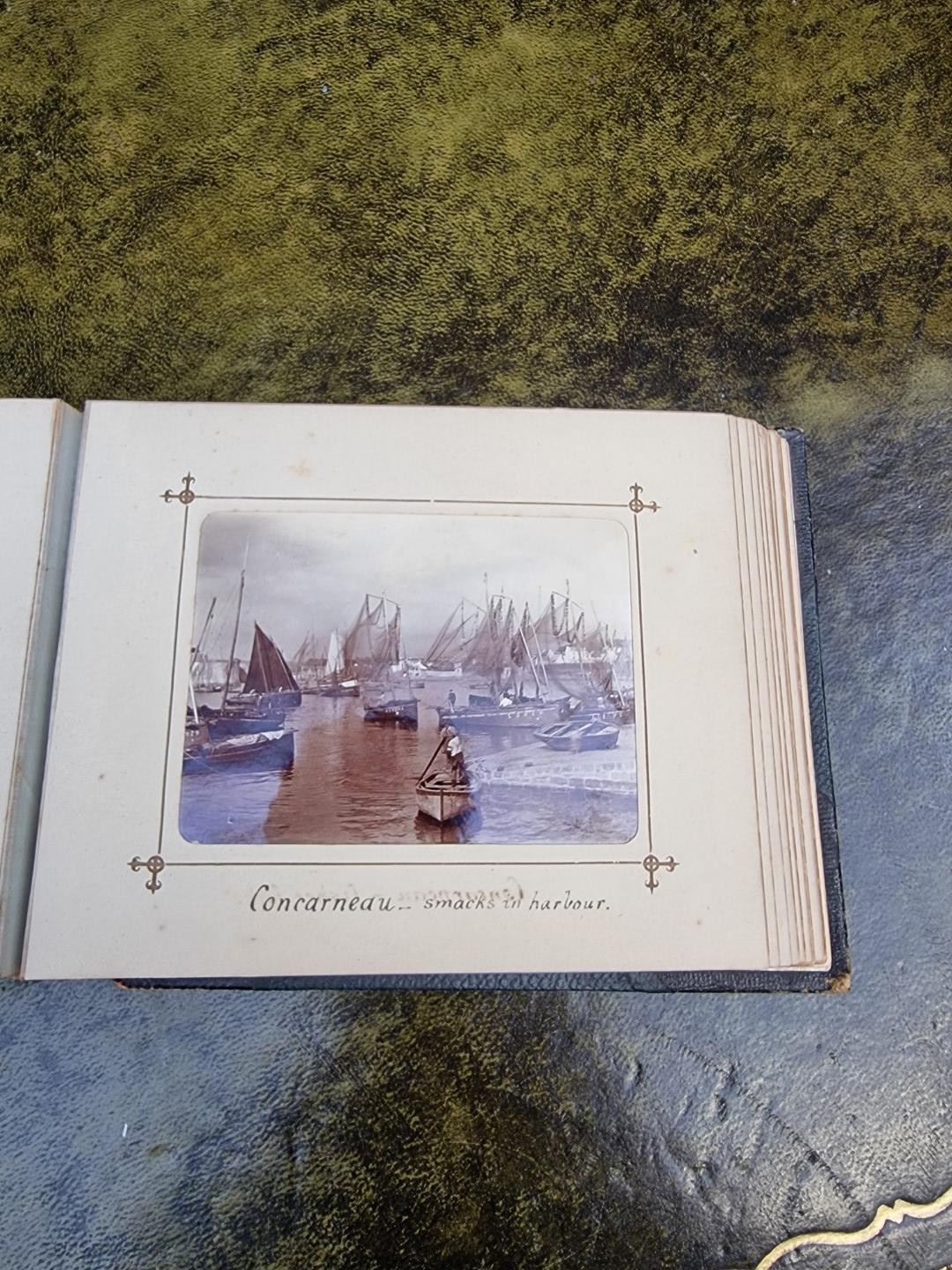 An interesting late 19th century album of French photographs, most annotated; together with - Image 22 of 66