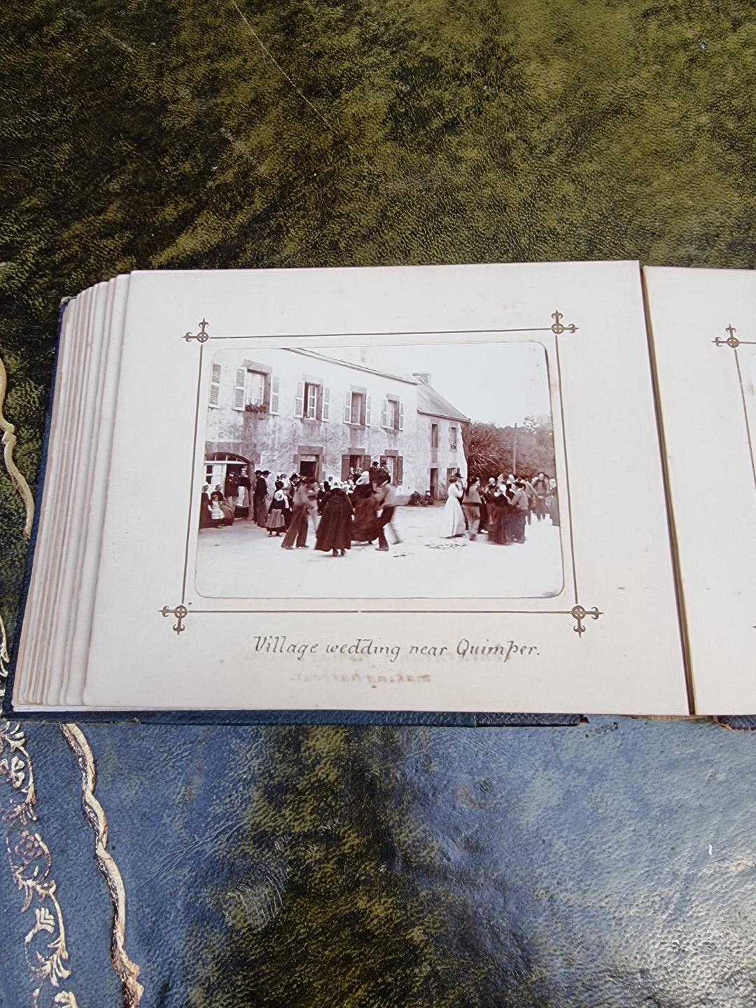 An interesting late 19th century album of French photographs, most annotated; together with - Image 19 of 66