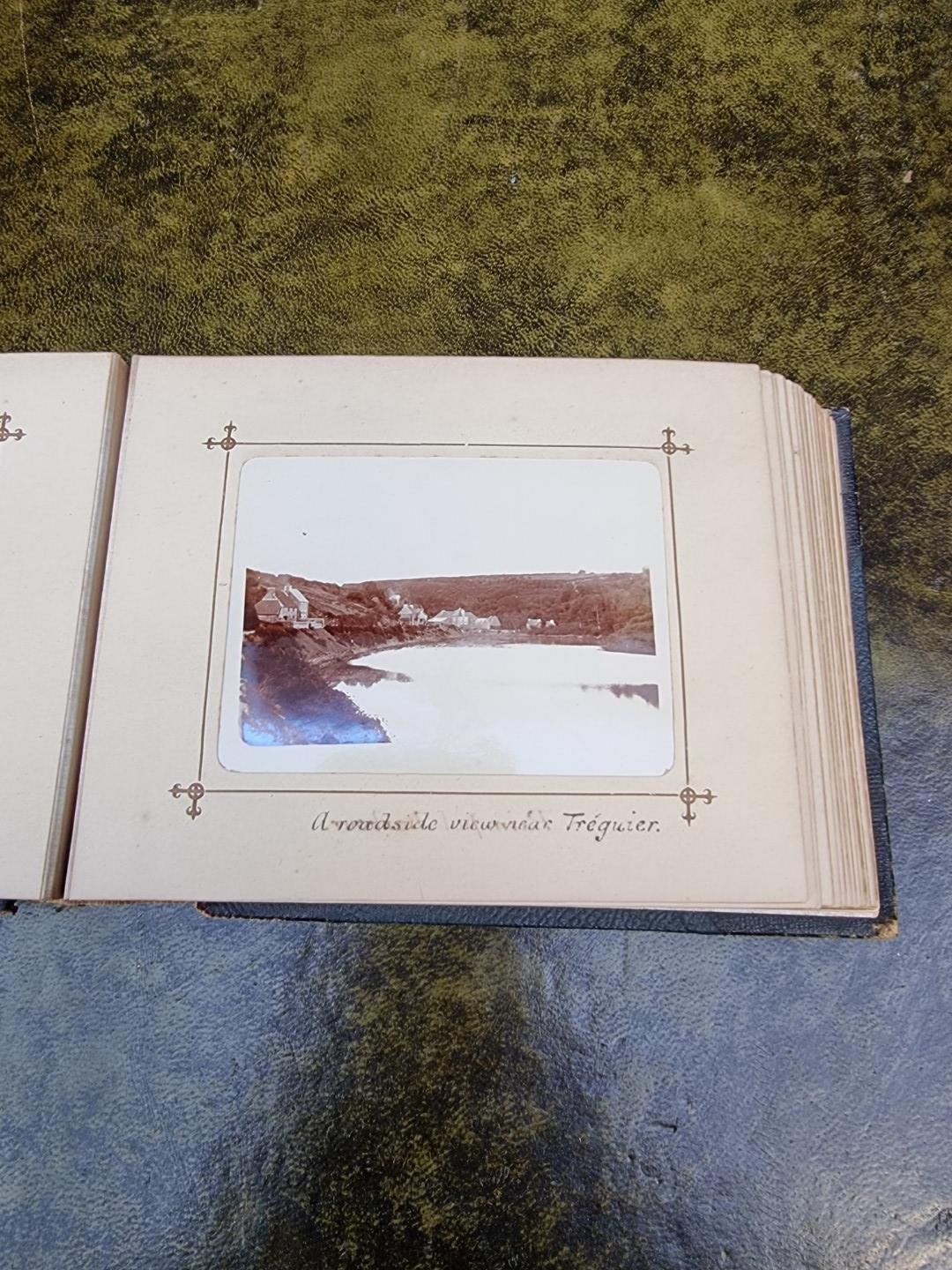 An interesting late 19th century album of French photographs, most annotated; together with - Image 6 of 66