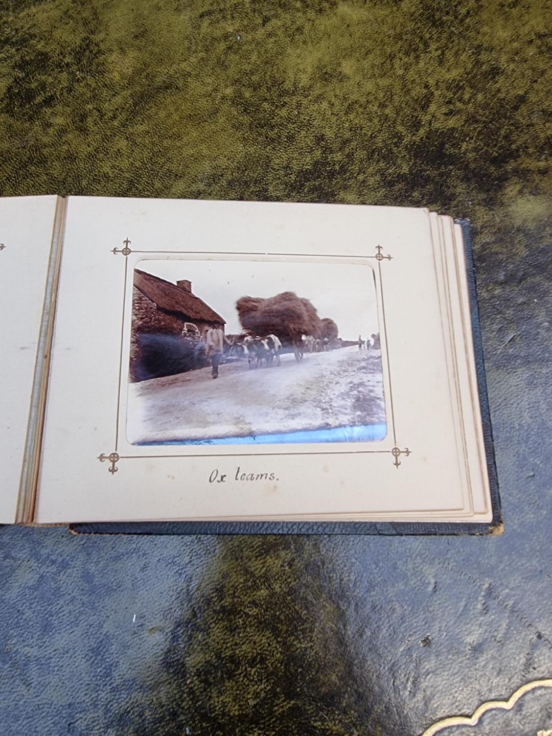An interesting late 19th century album of French photographs, most annotated; together with - Image 32 of 66