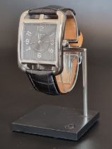 A Hermes Cape Cod stainless steel display wristwatch, 35mm, (no movement).