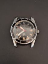 A vintage Titoni 'Seascoper' stainless steel automatic diving watch, 36mm, Ref. 367-360, no strap.
