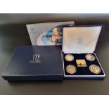 Coins: a 2002 Royal Mint 'Manchester the XVII Commonwealth Games' silver proof £2 coin collection,