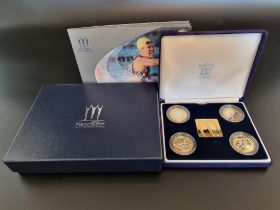 Coins: a 2002 Royal Mint 'Manchester the XVII Commonwealth Games' silver proof £2 coin collection,