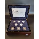 Coins: a 2006 Royal Mint 'Her Majesty Queen Elizabeth II Silver Proof Coin Collection', containing