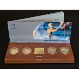 Coins: a 2002 Royal Mint 'Manchester Commonwealth Games' silver proof Piedfort £2 coin collection,