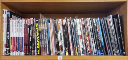 Graphic Novels: a collection of seventy-five comic books, to include examples by DC, Marvel and Dark