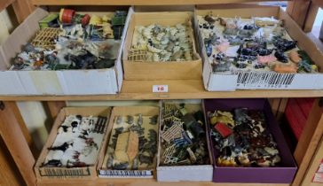 Vintage Lead: a large collection of vintage lead figures,  and farm animals, mainly Britains, to