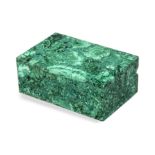 A malachite box