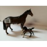 Beswick Mare and foal