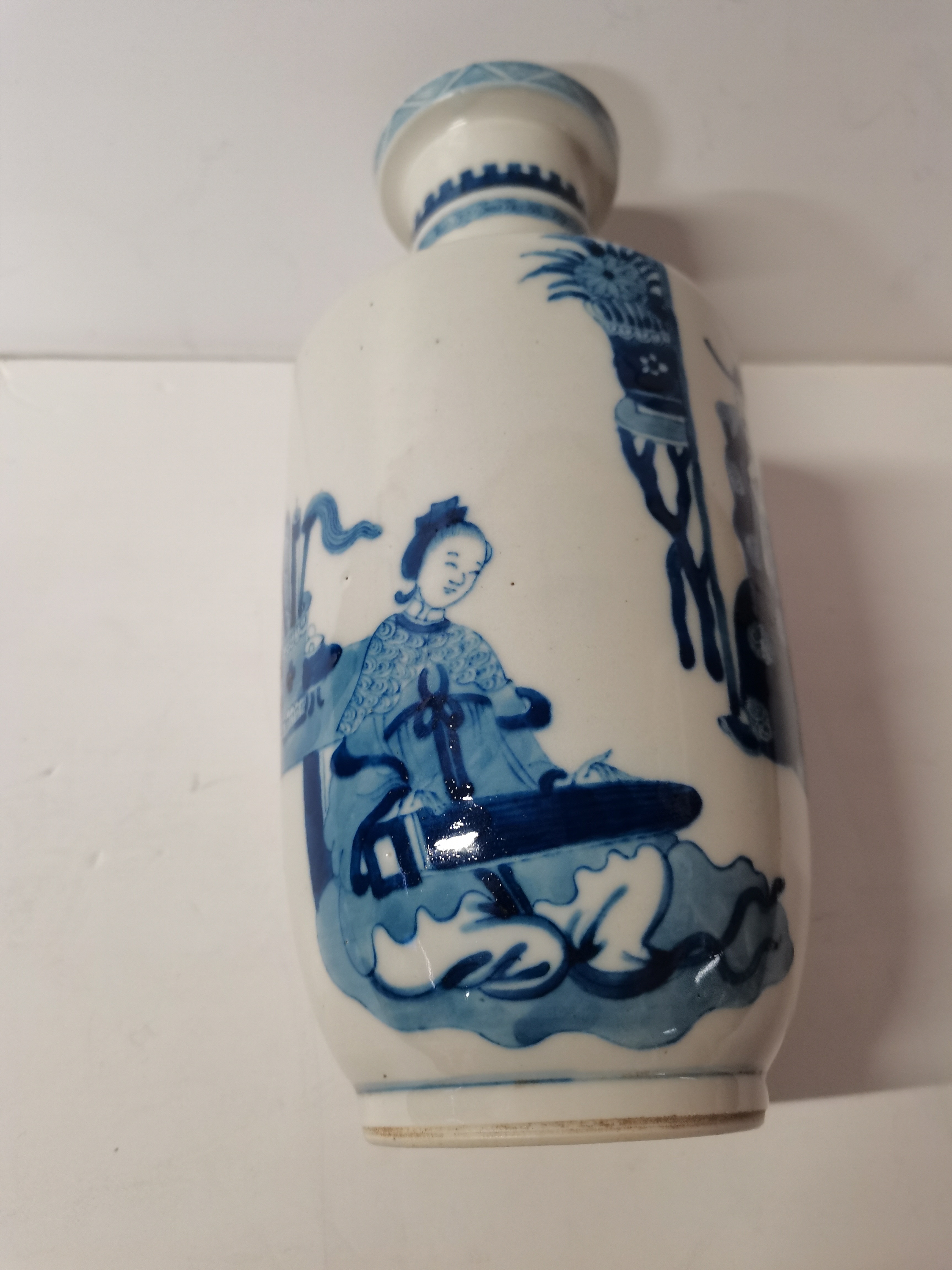 19th century Chinese Rouleau porcelain vase - Image 6 of 8
