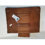 Leather document pouch