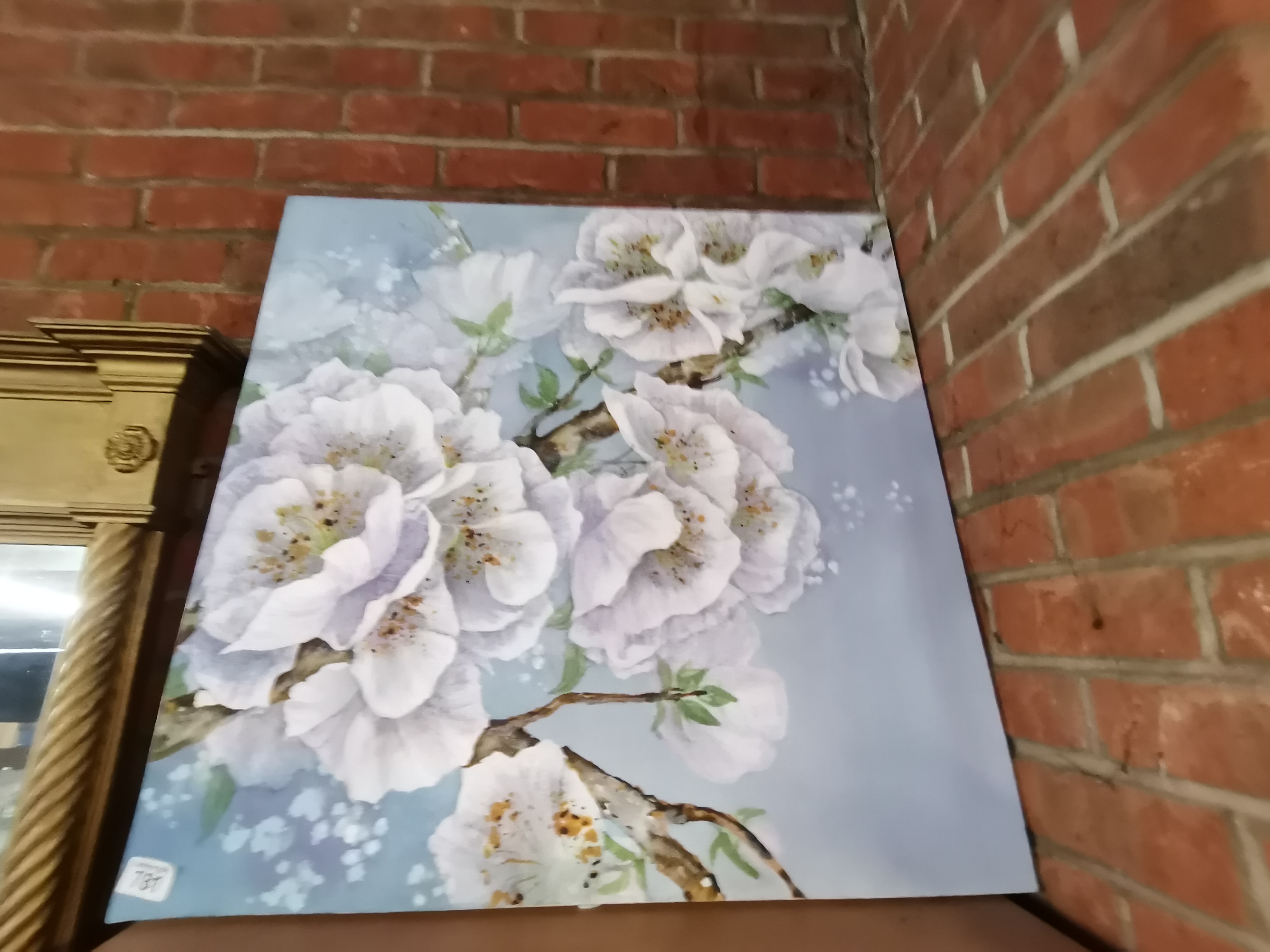 Original Oil on canvas of Spring Blossom flowers by Maggie Thompson