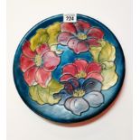 Moorcroft Clematis plate - D30.5cm