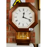 Wooden wall clock 20th century by Accurist