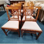 6 plus 2 carver dining chairs cream seats