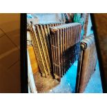 6 x vintage cast iron radiators ( collection from owner )